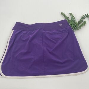 Athleta Athletic Swift‎ Skort Side Zip Pockets Skirt Purple Size 6